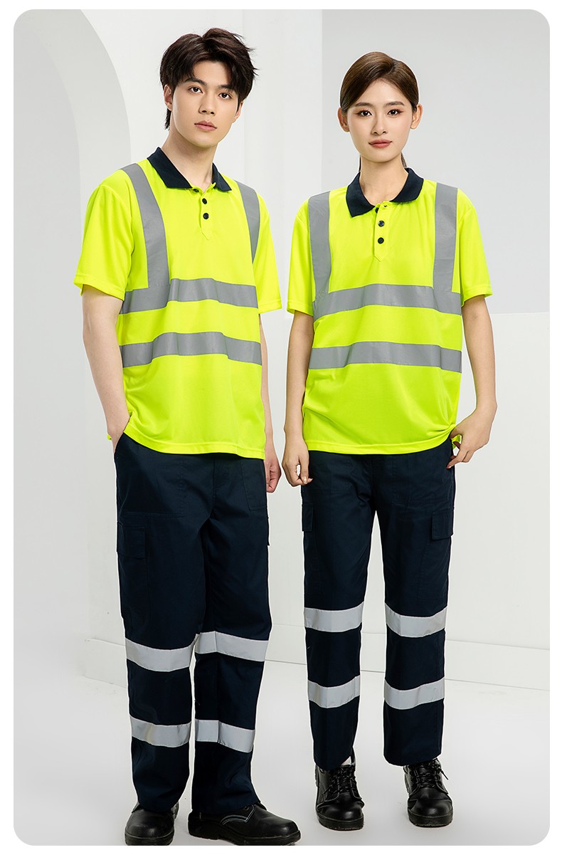 SG2120D 夏季速干工作服加油站汽修POLO文化衫拼色薄款透气印LOGO工装(图14)