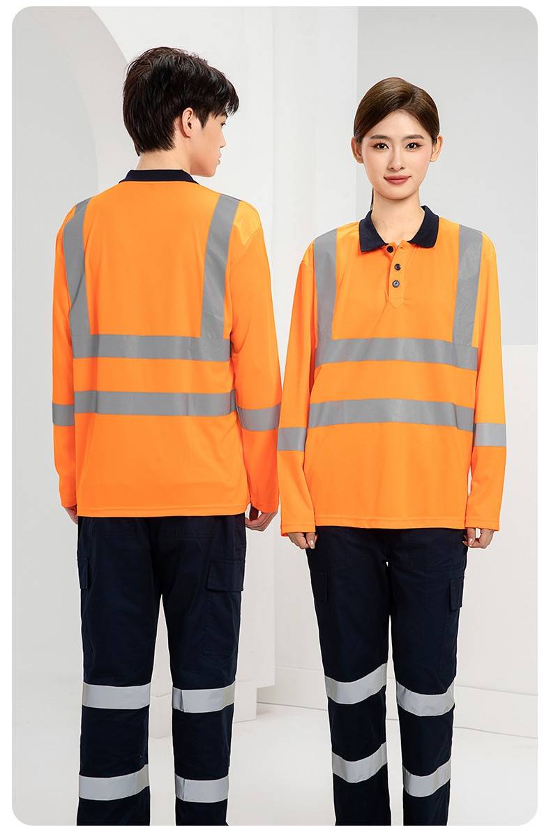 SG2120D 夏季速干工作服加油站汽修POLO文化衫拼色薄款透气印LOGO工装(图23)