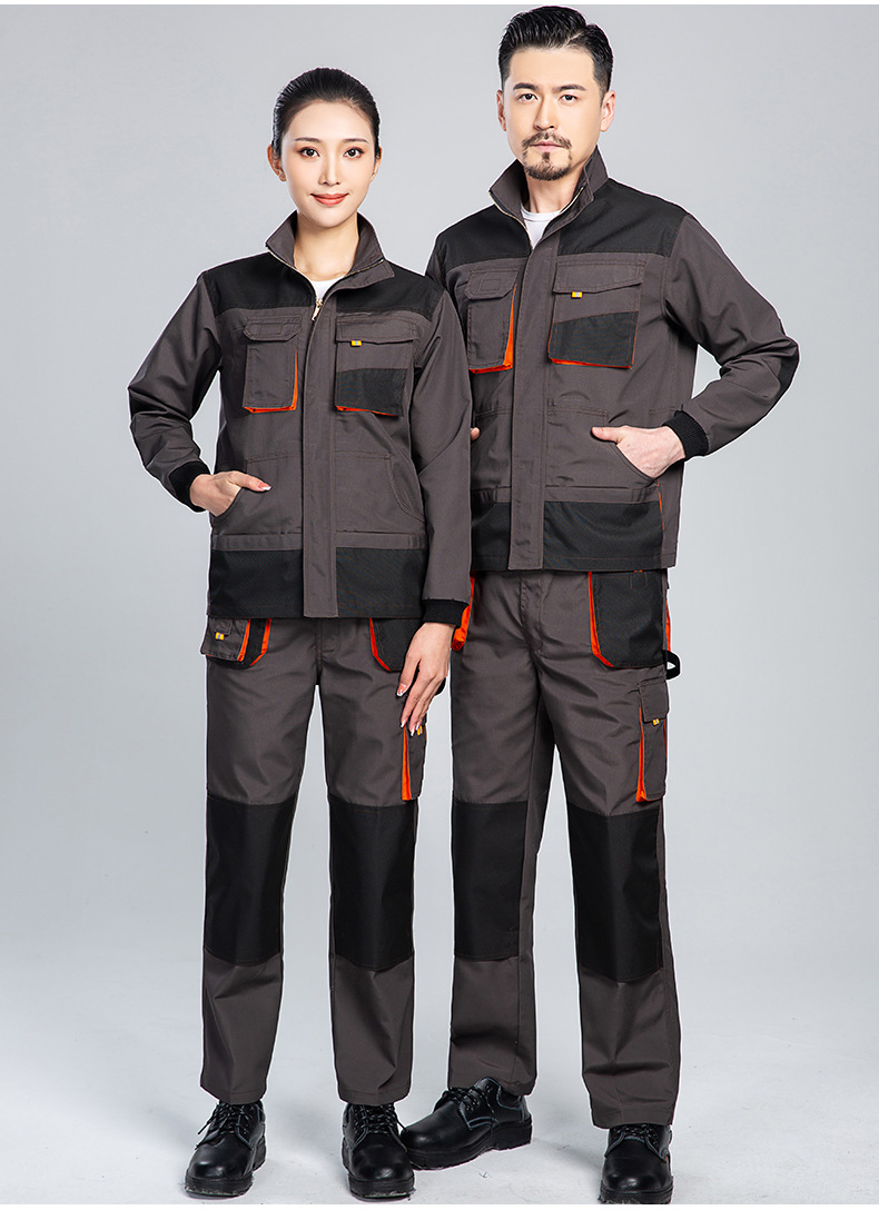 WD2118 跨境劳保工装裤男耐磨多口袋大兜多兜工作裤汽修电工外贸出 口裤子(图6)