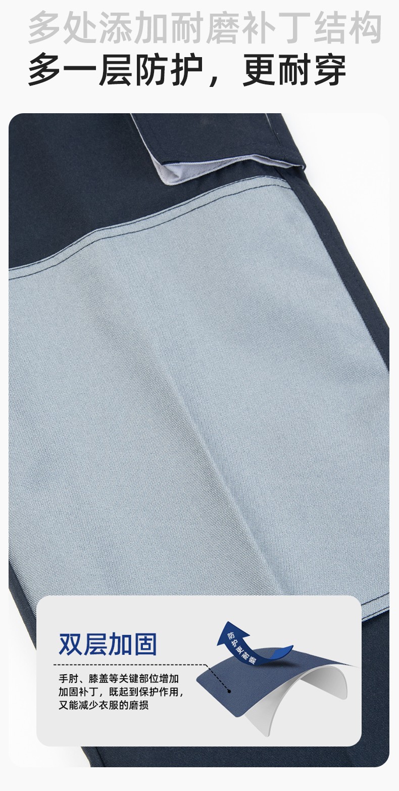 WF288 跨境劳保工装裤男耐磨多口袋大兜多兜工作裤汽修电工外贸出口裤子(图4)