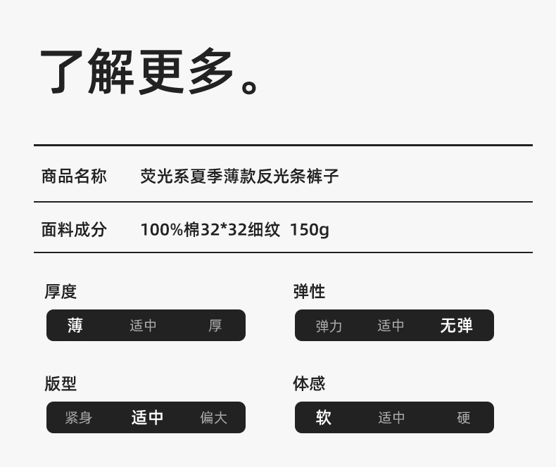 WQ2119X 夏季薄款纯棉反光条劳保工装裤男建筑工地宽松多兜多口袋大兜工作服裤子(图9)