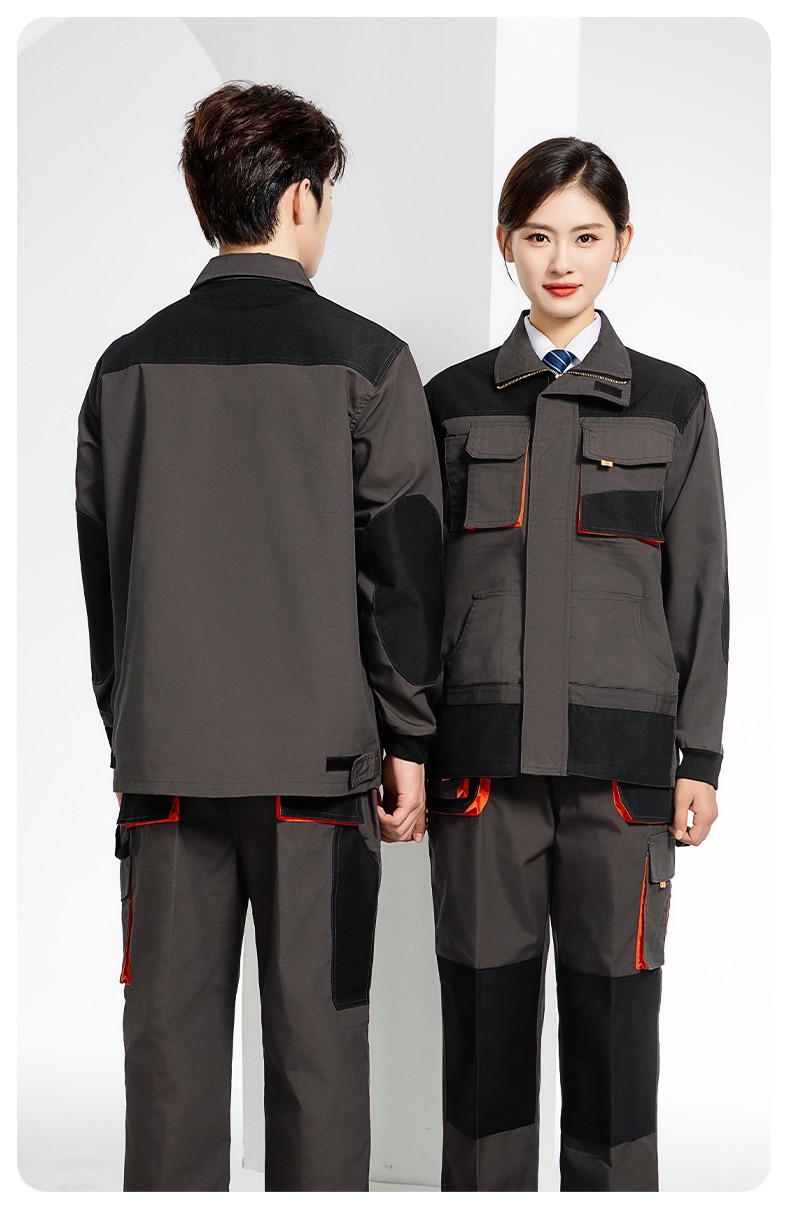 WD2118 跨境立体大兜工作服套装定制欧美多口袋多兜工装裤外贸出口劳保服(图15)