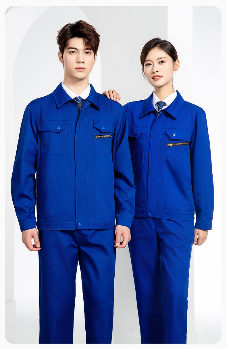 JC-060 春秋防静电劳保工作服套装男反光条电子化工厂服车间电工服工作服定制(图13)