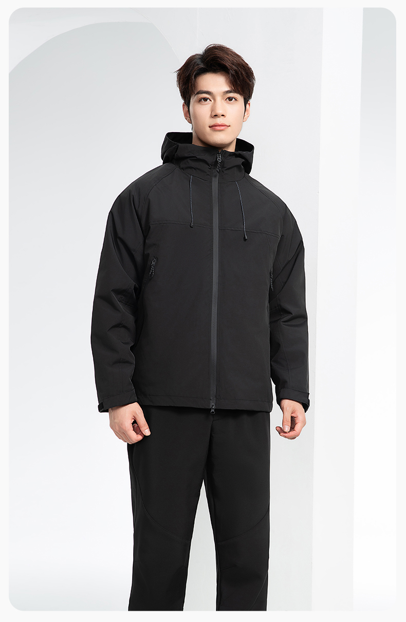 SL-9077 冬季可拆卸冲锋衣工作服防风防水保暖工装企业学校工厂团体服定制(图14)