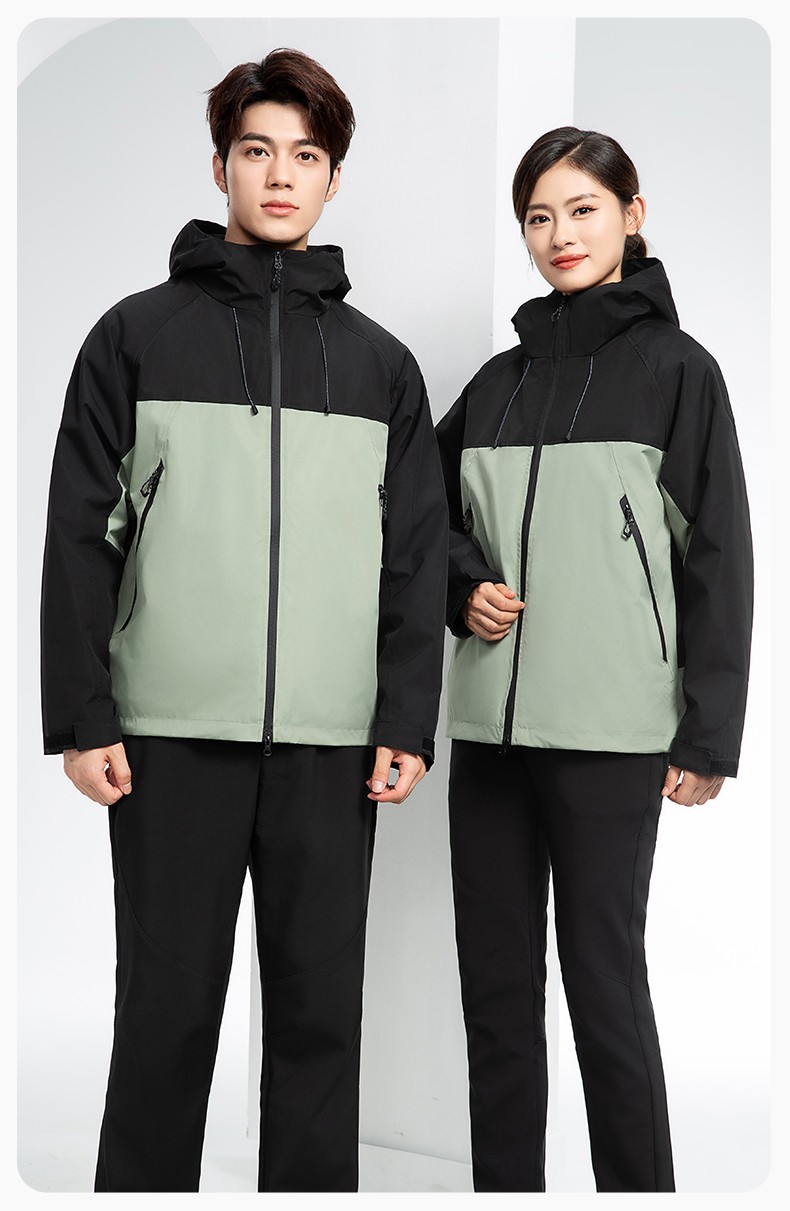 SL-9077 冬季可拆卸冲锋衣工作服防风防水保暖工装企业学校工厂团体服定制(图22)