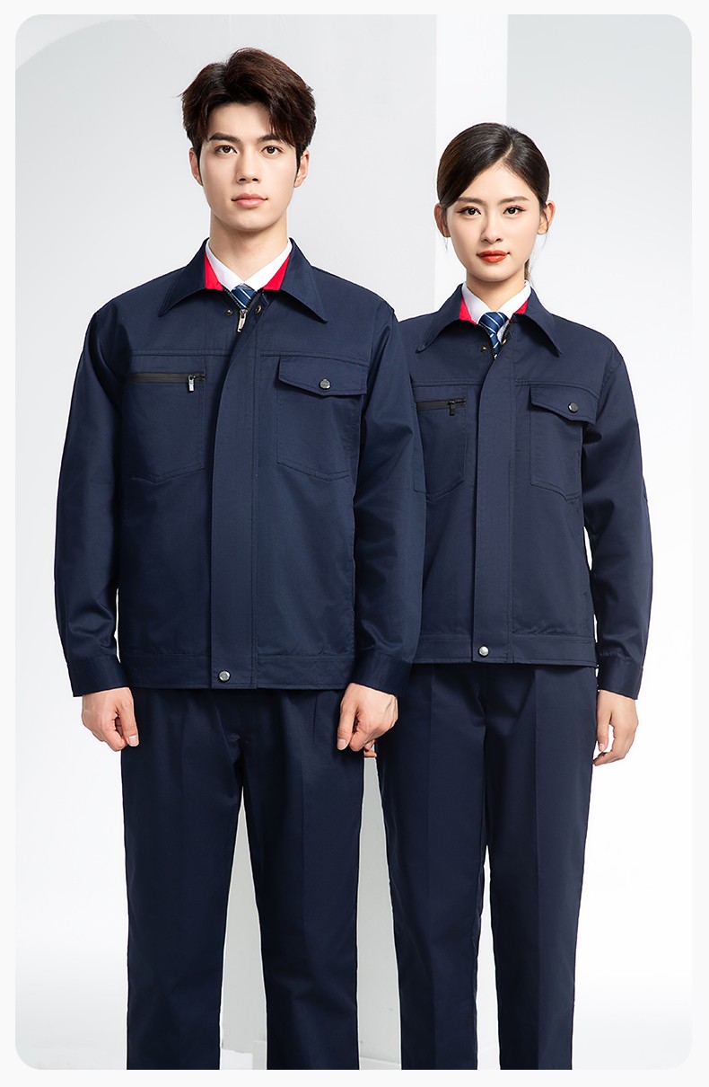 DM8051 长袖秋冬加厚工作服定制印字男耐磨外套加厚冬季带里衬劳保服上衣(图17)