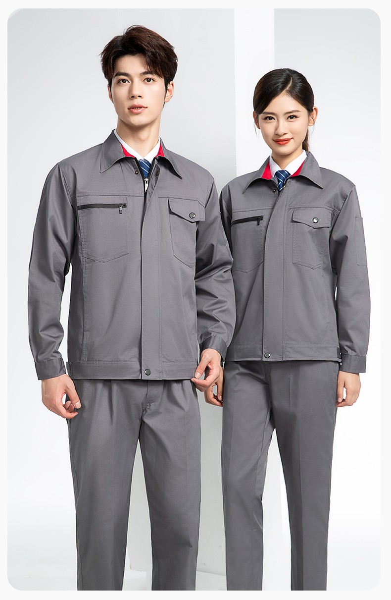 DM8051 长袖秋冬加厚工作服定制印字男耐磨外套加厚冬季带里衬劳保服上衣(图20)