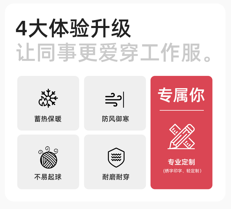 JC-3D02M 冬季防静电棉服定制工作服拼色CVC工装加油站机修车间厂服劳保服(图2)