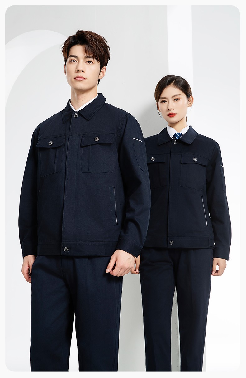 RD-8506 春秋纯棉双层带网布耐磨透气电焊工地干活工装定制(图14)