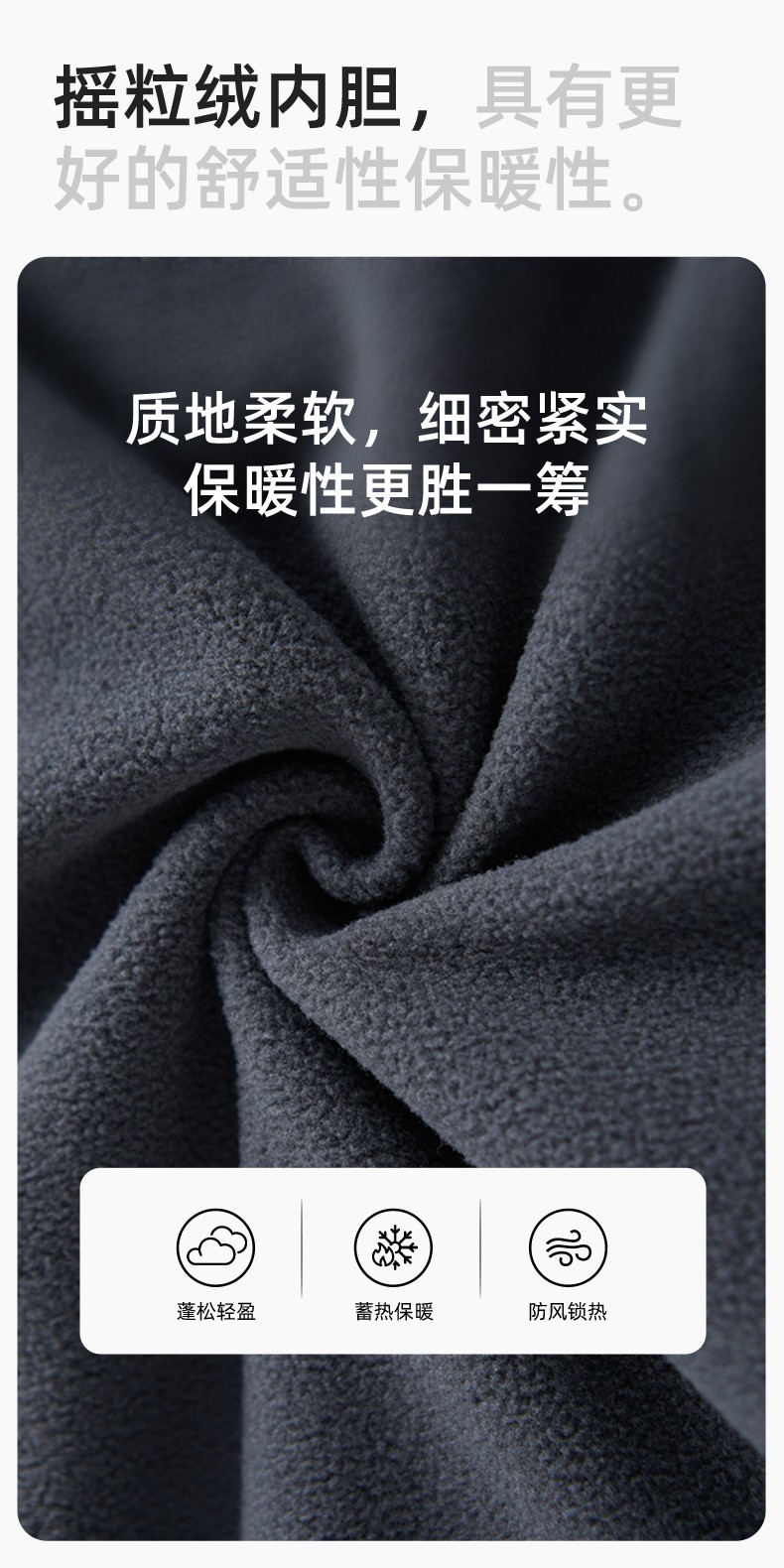 SW-9996 户外三合一冲锋衣秋冬加绒加厚男女同款摇粒绒冲锋衣工作服定制(图4)