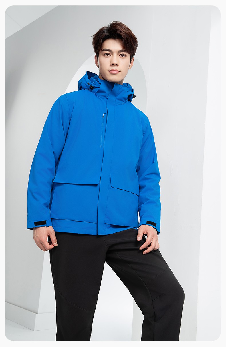 SW-9996 户外三合一冲锋衣秋冬加绒加厚男女同款摇粒绒冲锋衣工作服定制(图12)