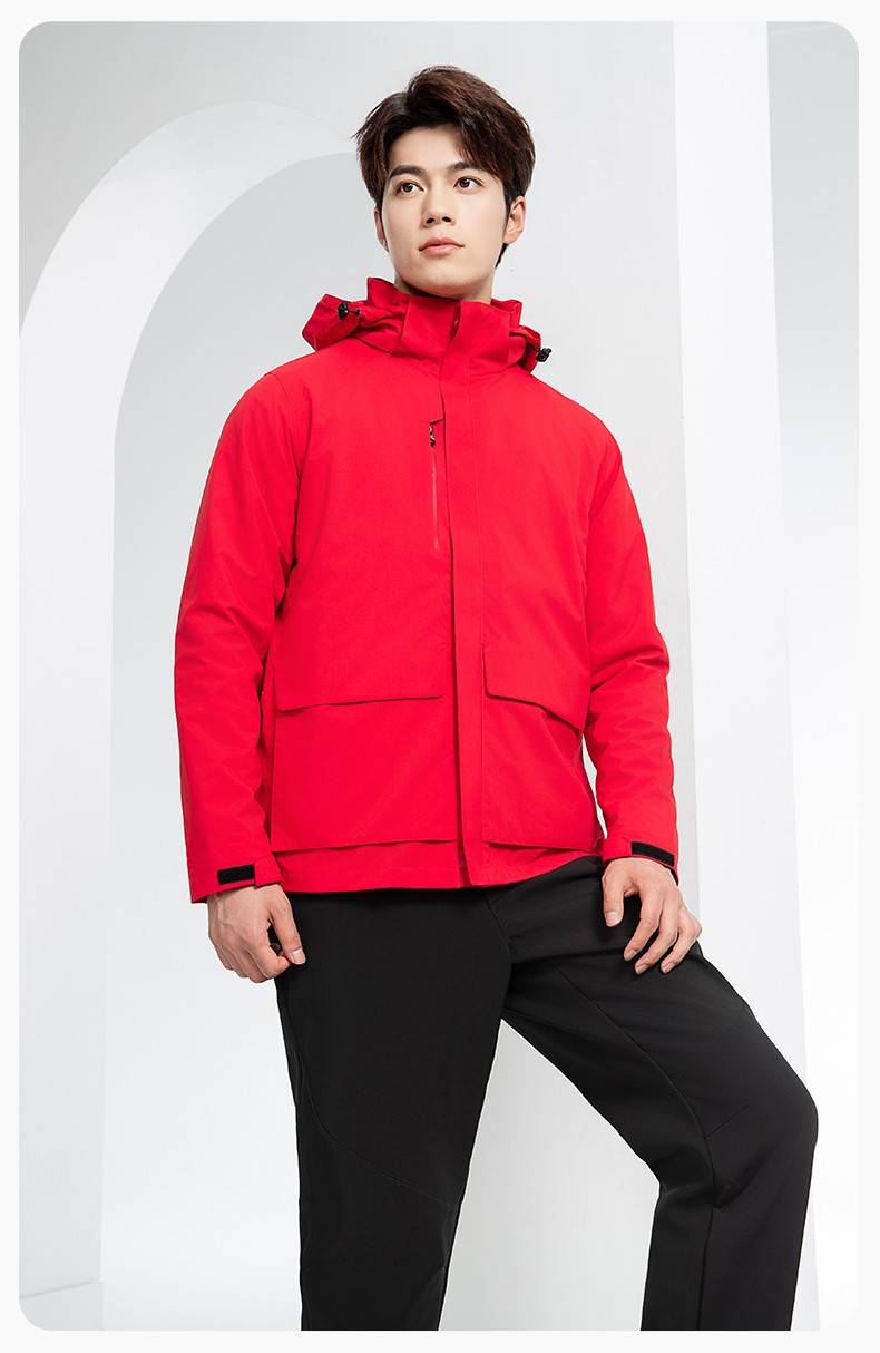 SW-9996 户外三合一冲锋衣秋冬加绒加厚男女同款摇粒绒冲锋衣工作服定制(图18)