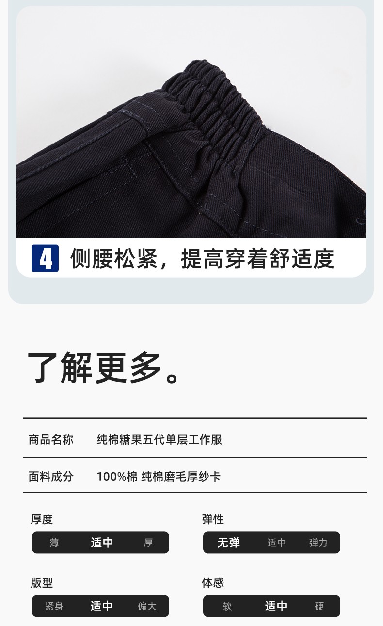 QM20129 纯棉工作服套装定制加厚耐磨长袖劳保服汽修装修工地电焊工装(图10)