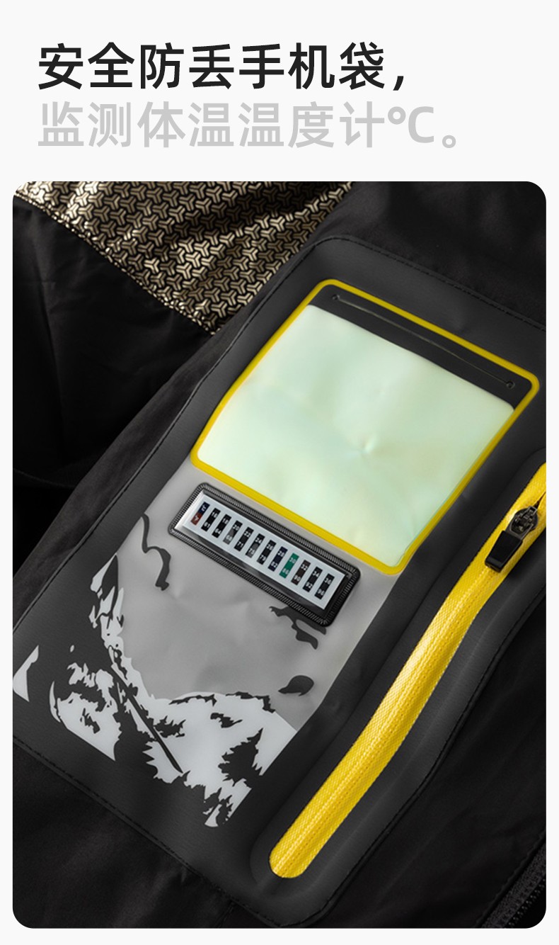 RH-6015 高端羽绒服工作服定制秋冬季中长款加绒加厚棉服银行前台长款外套(图7)