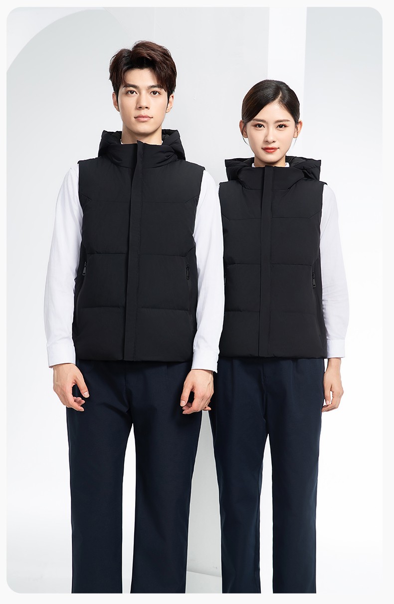 RH-8001 羽绒马甲工作服加厚保暖秋冬工装车间企业团体工装马夹定制劳保服(图14)