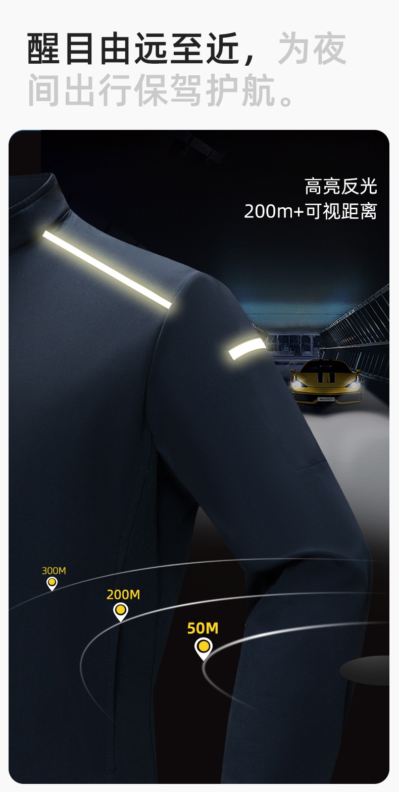 YJ-5608XM 软壳冲锋衣工作服春秋套装男纯色防风工装企业团体服机修服定制(图7)