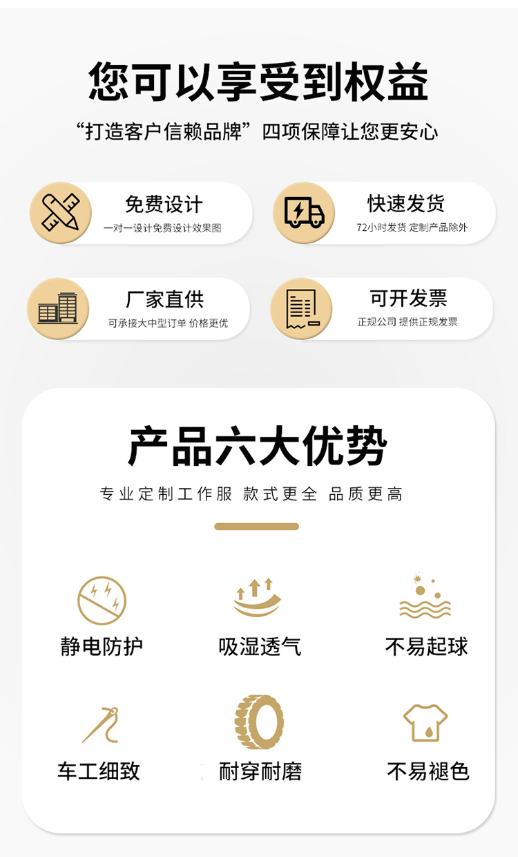 LW-8683F 防静电工作服套装男立体兜加油站反光条石油电子化工厂劳保服定制(图2)