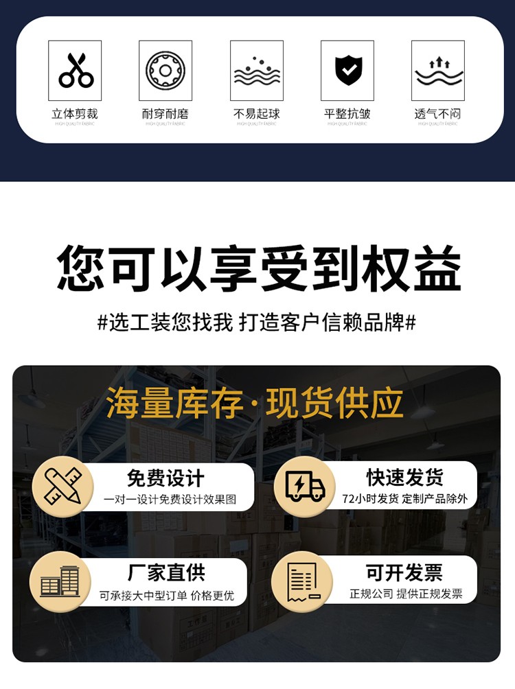 LW-8635 纯棉防阻燃春秋工作服套装男加厚耐磨工厂车间电焊焊工防烫劳保服(图2)