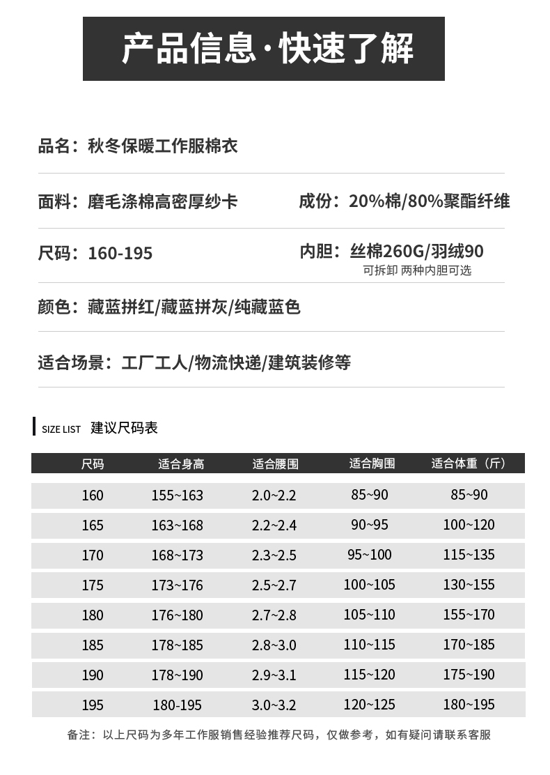 LW-8869 冬季工作服棉服定制工厂车间户外男保温反光条保暖棉袄棉衣工作服(图15)