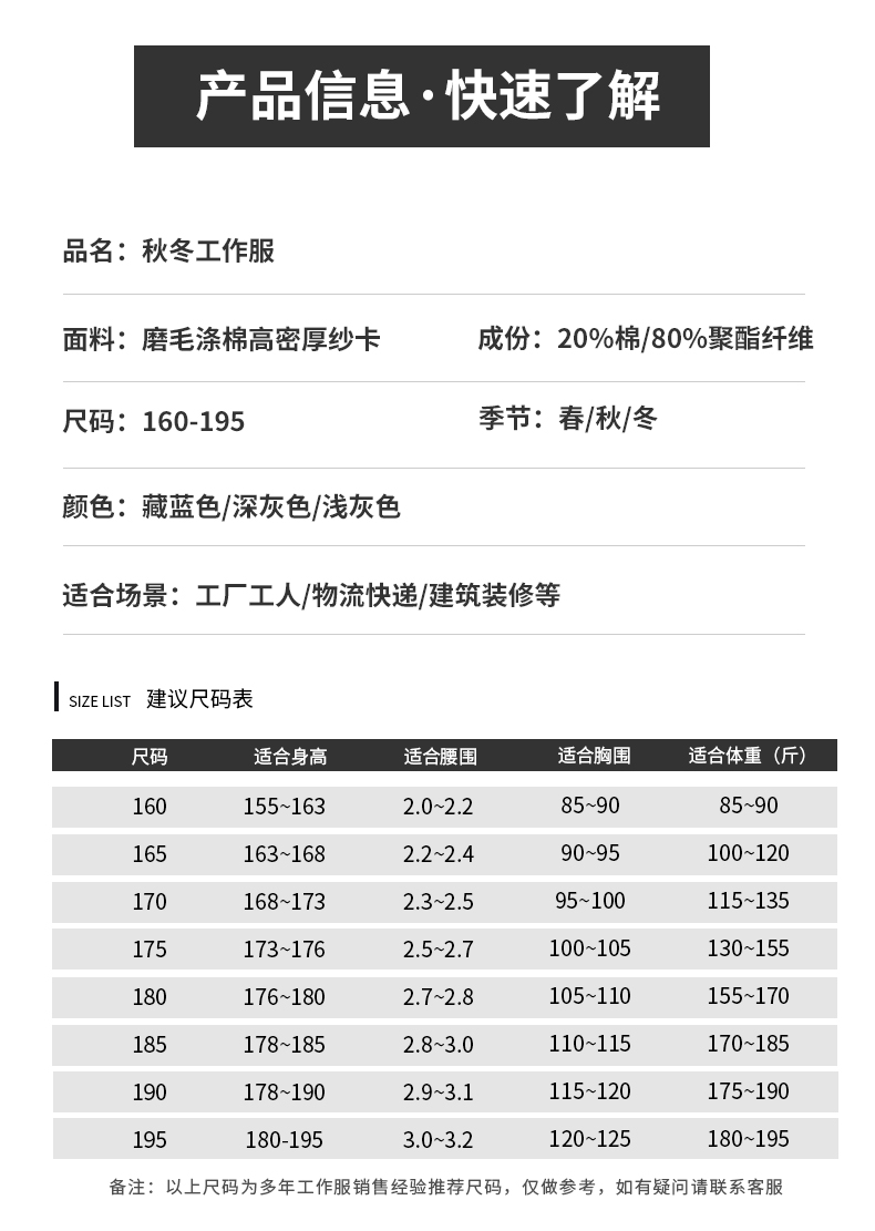 LW-8067 高端工作服套装定制男春秋长袖车间工人夹克劳保服工装上衣印绣字(图13)