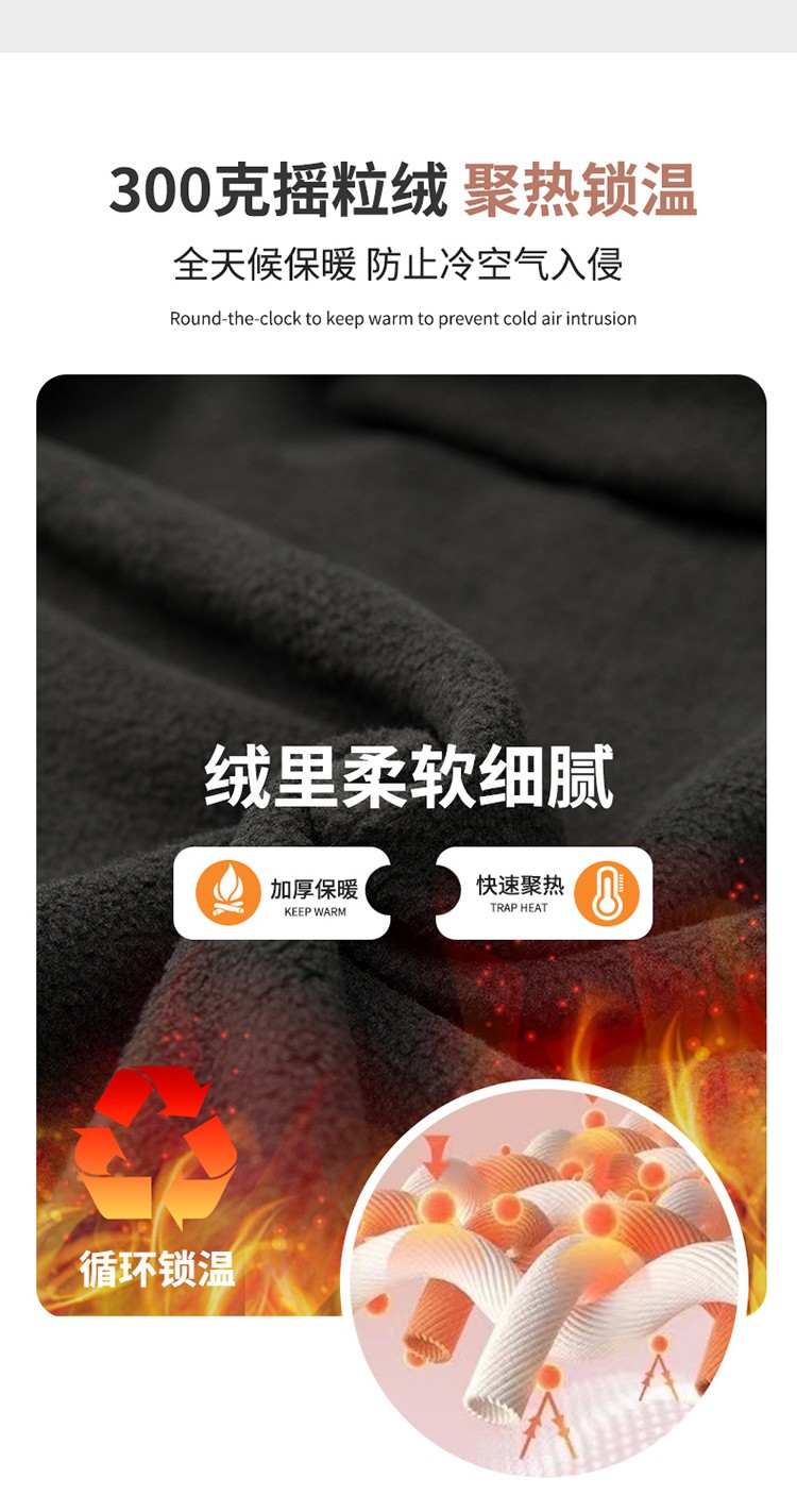 YJ-9805 冲锋衣定制男女纯色可拆卸三合一外套反光条保暖工装户外工作服(图9)