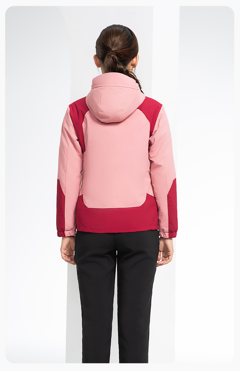 SW-9552 冬季撞色工作服冲锋衣三合一可拆卸保暖工装企业学校团体服定制(图24)