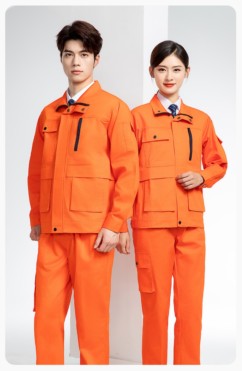 DM8050 春秋CVC工作服套装男耐磨长袖上衣工装工厂服车间汽修劳保服批发(图12)