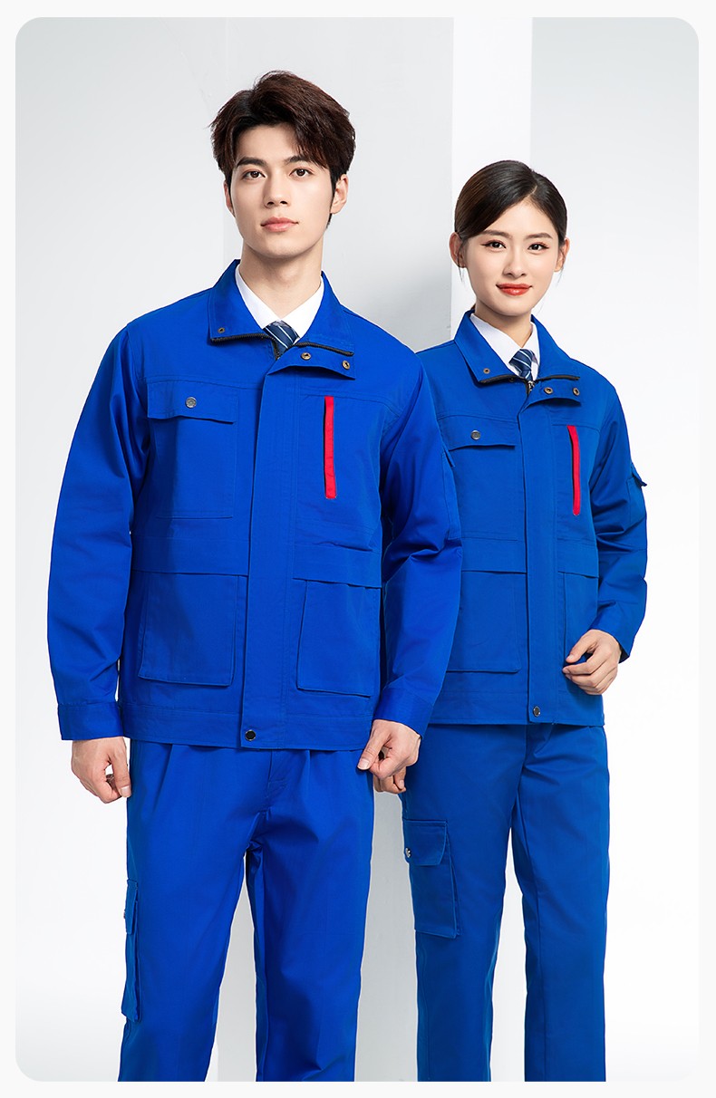 DM8050 春秋CVC工作服套装男耐磨长袖上衣工装工厂服车间汽修劳保服批发(图17)