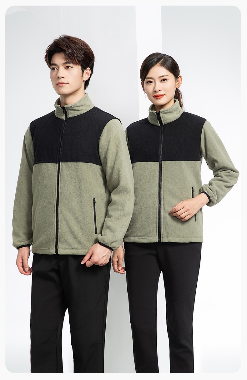 LT-3561 冲锋衣定制印logo刺绣企业加绒工作服防水三合一风衣外套秋冬工装(图16)