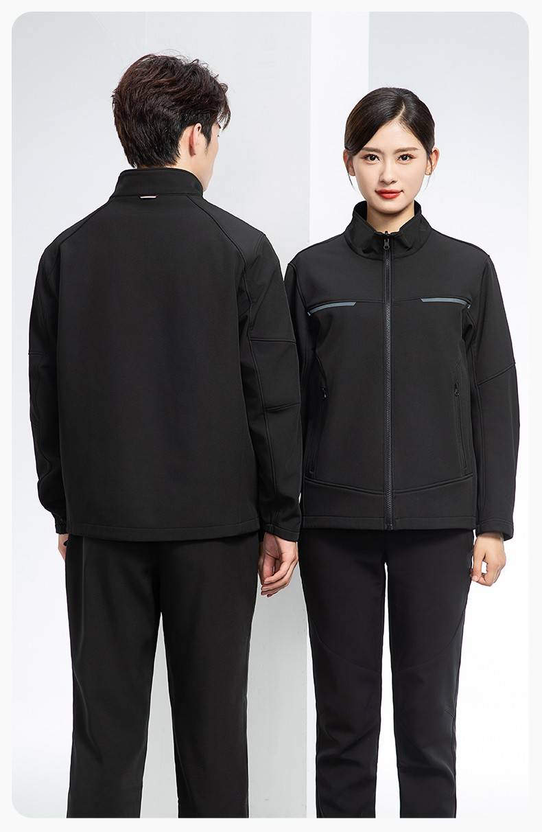 YJ-SK6017 春秋工作服夹克加绒外套透气耐磨车间工厂汽修团体服工装上衣定制(图13)