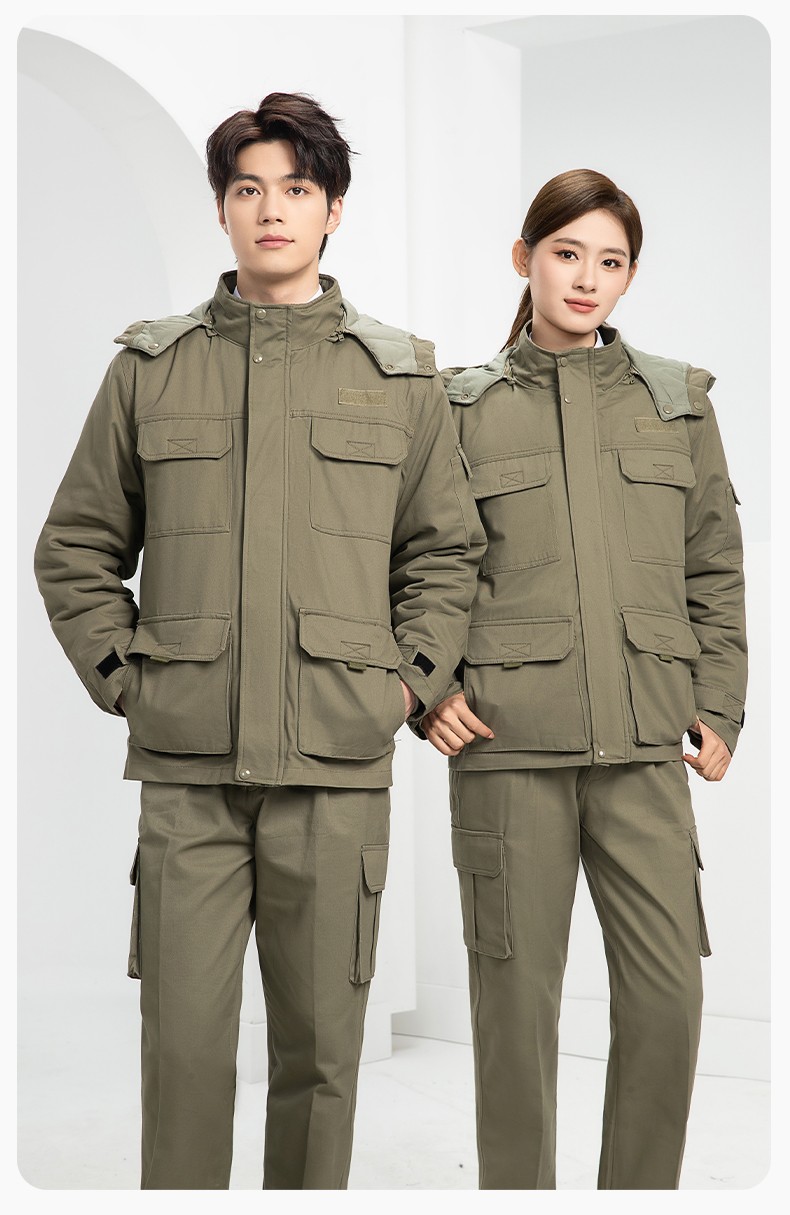 RD-8605 冬季工作服棉服定制国网电力电网棉衣劳保服工装耐磨外套棉袄棉衣(图15)