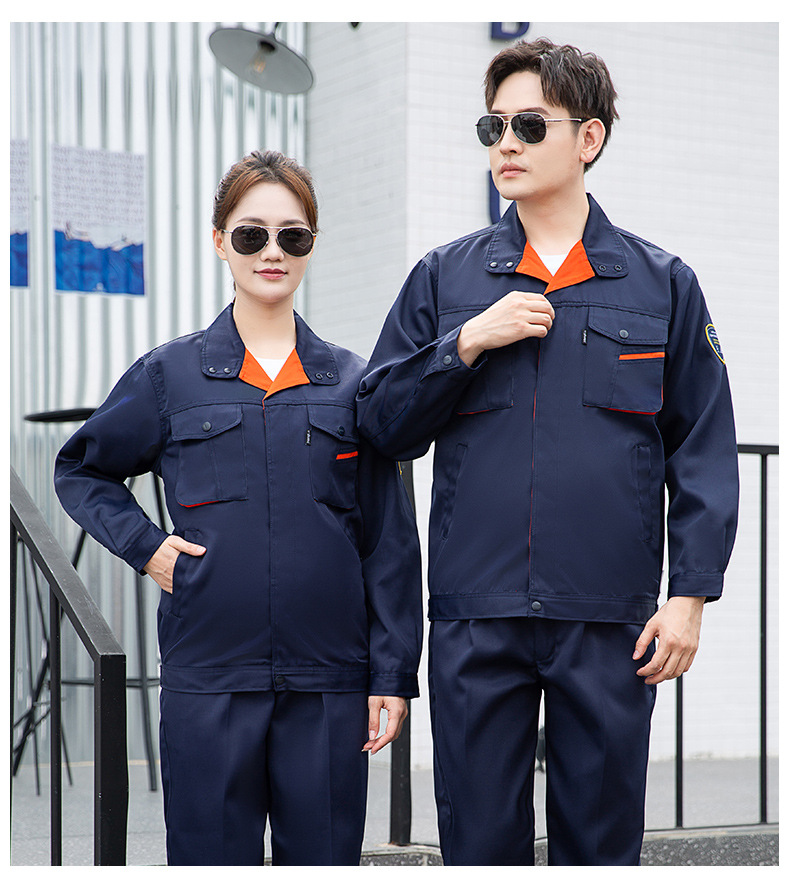 TZS13-15 恒漉防酸碱防静电工作服套装定制化工厂车间耐腐蚀硫酸定制劳保服(图15)