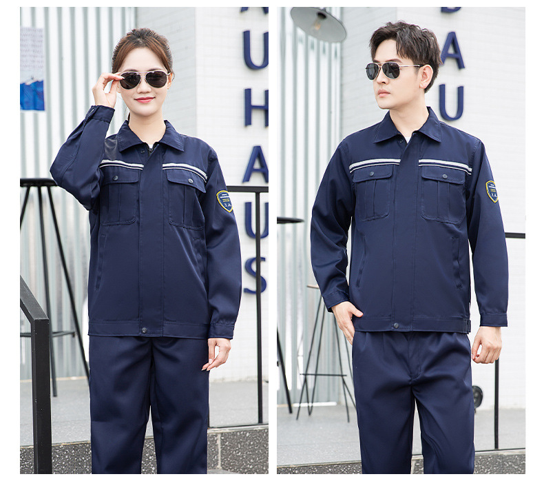 TZS13-16 恒漉防酸碱防静电工作服套装定制男反光电子化工厂耐腐蚀劳保服(图11)